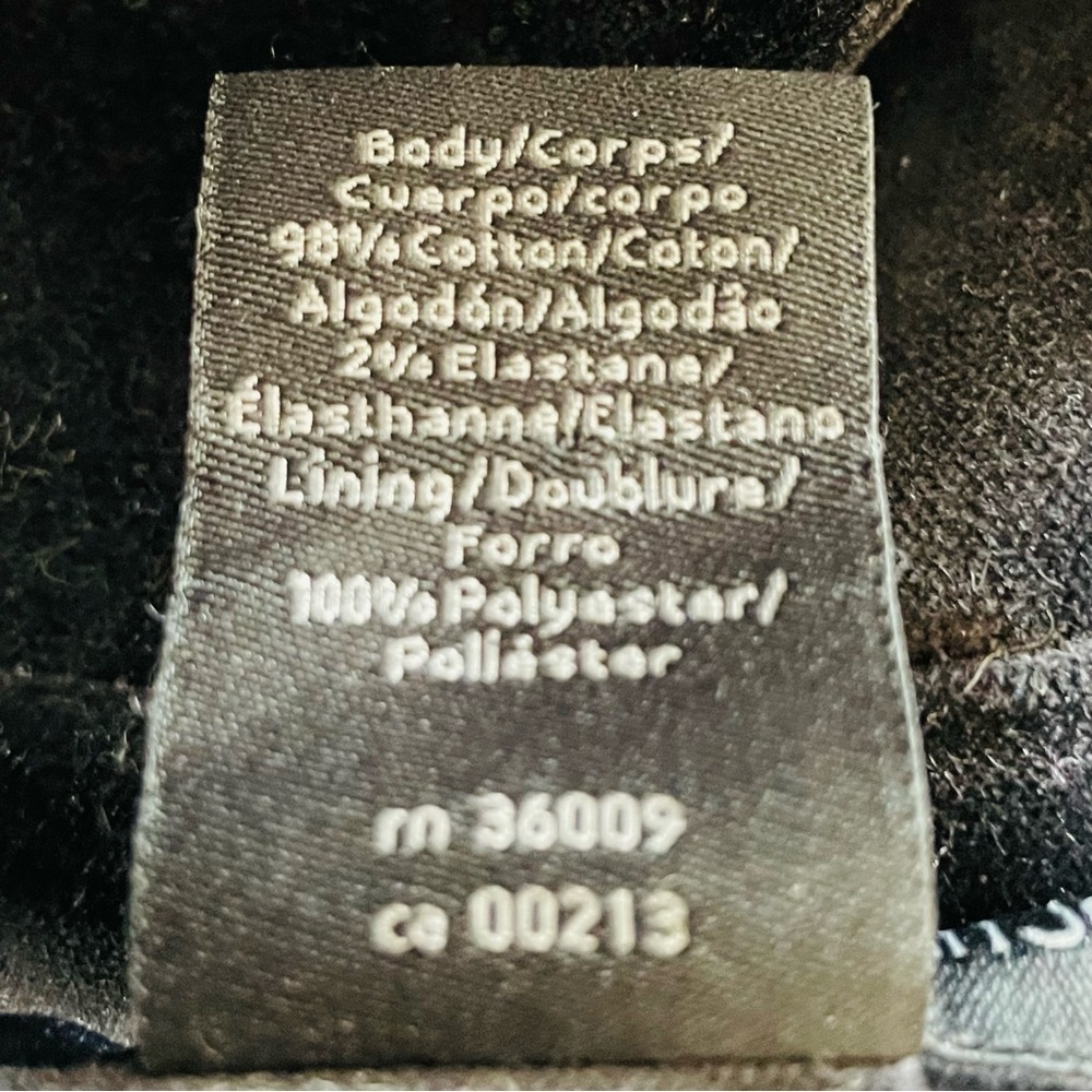 Calvin Klein Jeans Black Velvet Double-Breasted Pea Coat Missing button - Picture 6 of 6